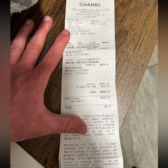 Calfskin Gabrielle Chanel Hobo Bag - Picture 9 of 9